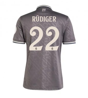 Real Madrid Antonio Rudiger #22 Replika Tredjetrøje 2024-25 Kortærmet